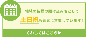 土日祝営業バナー